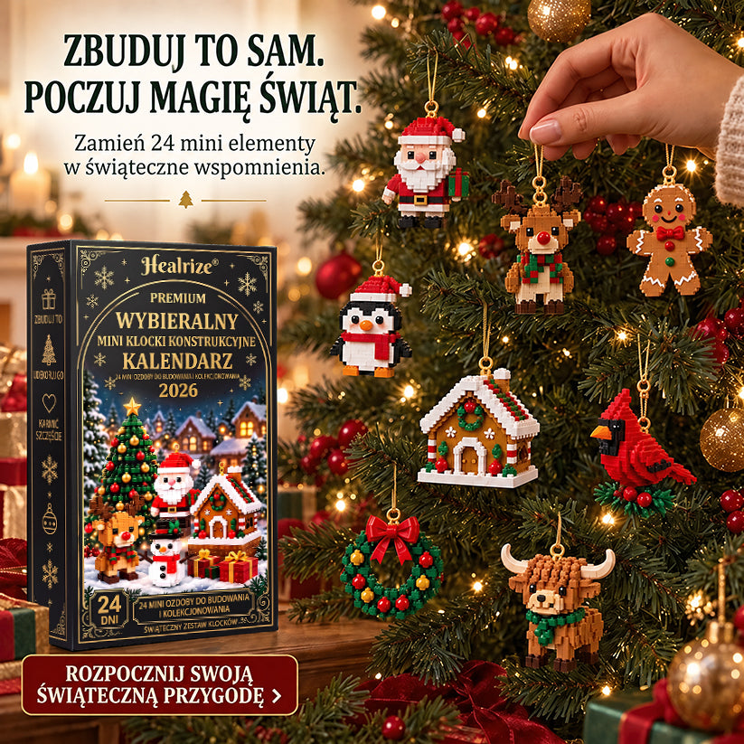 Świąteczne mini ozdoby Healrize® na choince